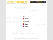 Tablet Screenshot of daniel-productions.de